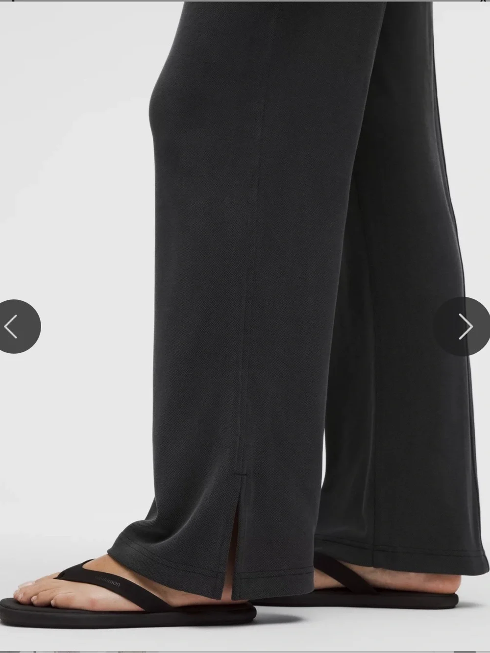 Lululemon Softstreme High-Rise Wide-Leg Pique Pant *Regular